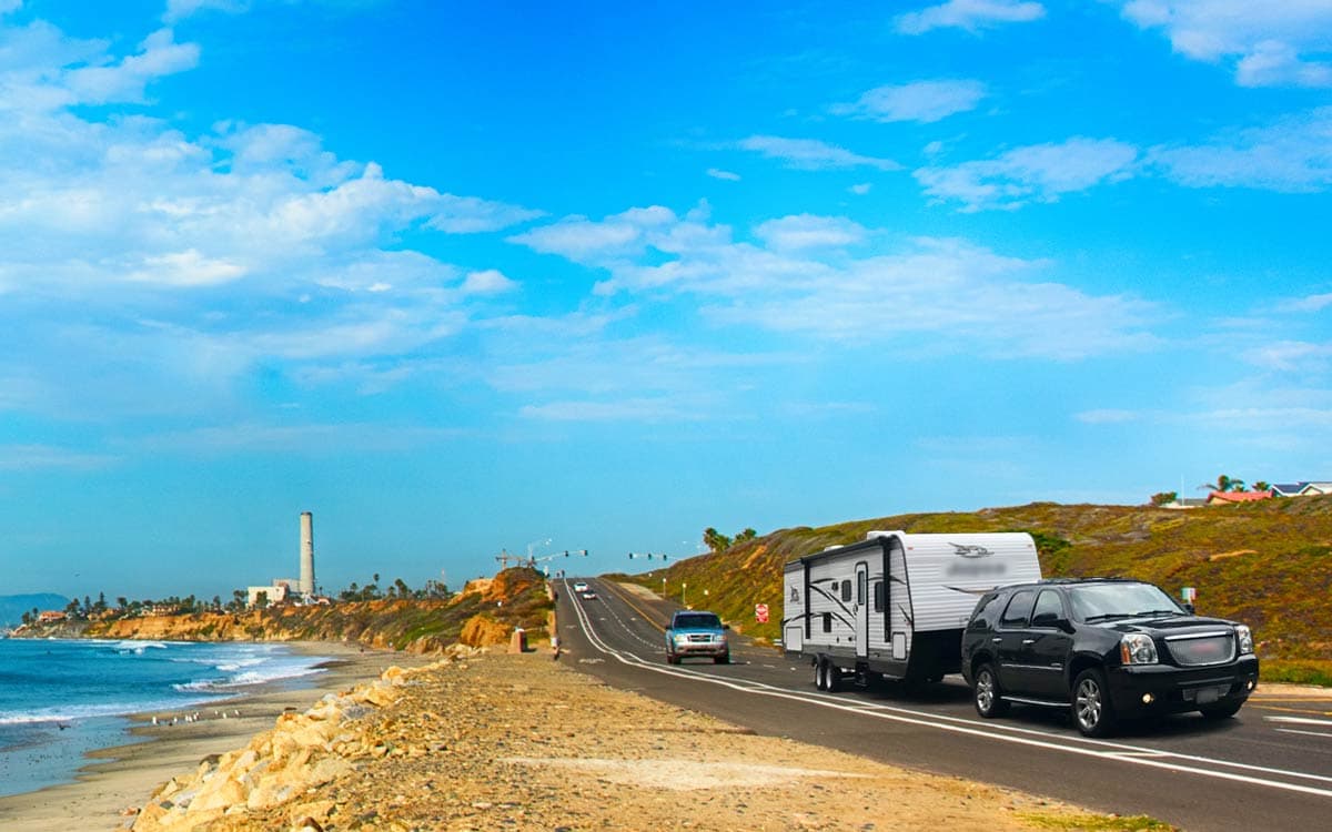 A prepared vehicle before a road trip.